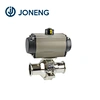 Stainless Steel fire safe hydraulic locking press fitting ball valve